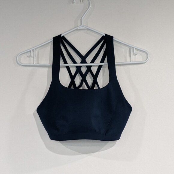 Lululemon Criss Cross Backed Bra Teal Size 6 - Picture 1 of 4